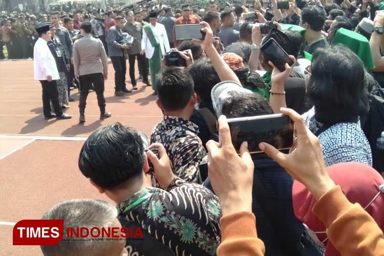 Presiden Jokowi Berseragam Pagar Nusa, Kukuhkan 'Pendekar Benteng Nusantara'